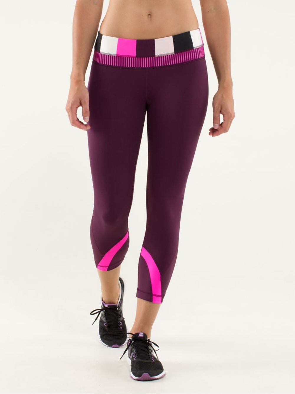 EUC - lululemon athletica Plum & Hot Pink coordinating set - leggings & tank - Picture 9 of 10